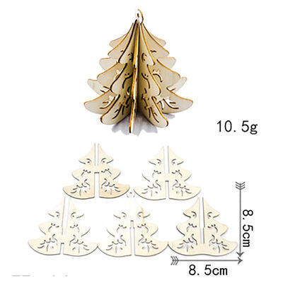 5PCS Wood Slices Splicing DIY 3D Christmas Pendants With Hang String For Xmas Tree Or Home Indoor Decorations Produtos Natalinos
5PCS Wood Slices Splicing DIY 3D Christmas Pendants With Hang String For Xmas Tree Or Home Indoor Decorations Produtos Natalinos