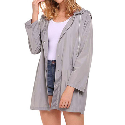 〖Follure〗Womens Lightweight Raincoat Hooded Button Waterproof Active Outdoor Jacket
〖Follure〗Womens Lightweight Raincoat Hooded Button Waterproof Active Outdoor Jacket
