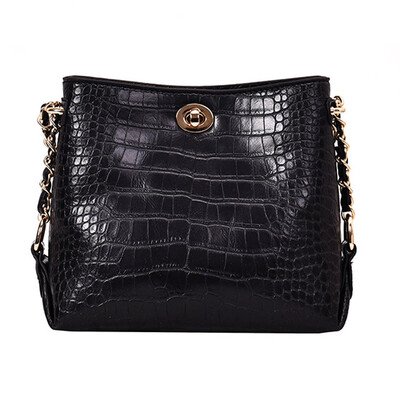 Tailored 2019 Woman New Fashion Crocodile Pattern Chain Bucket Bag Shoulder Messenger Bag
Tailored 2019 Woman New Fashion Crocodile Pattern Chain Bucket Bag Shoulder Messenger Bag