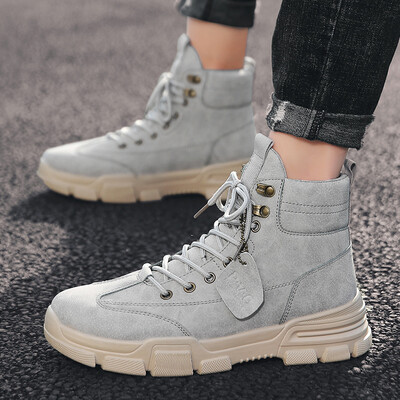 Joker Martin boots mens high-top mens boots trend retro British wind to help leather Martin shoes desert tooling tide boots
Joker Martin boots mens high-top mens boots trend retro British wind to help leather Martin shoes desert tooling tide boots