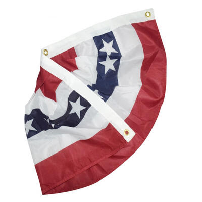 Greensen USA Pleated Fan Flag American