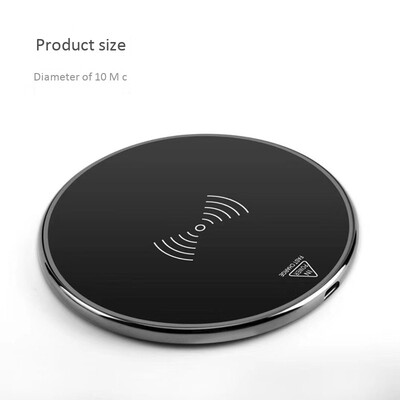 Mobile phone wireless charger wireless charging transmitter acrylic round wireless charging