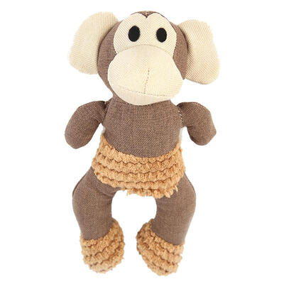 Cute Animals Shaped Plush Squeak Toy Pet Dog Chew Bite Resistant Molar Toys