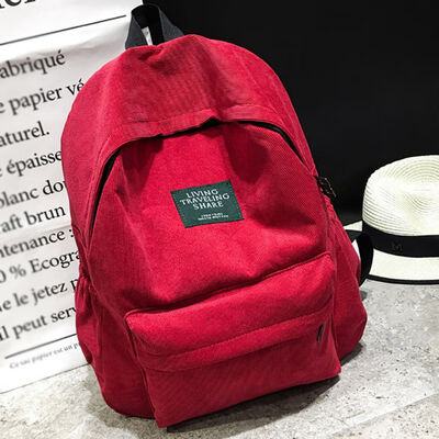 2019 Women Fashion Girls Youth Teenage Shoulder Hot Sales Korean Style Corduroy Backpack Student School Bag Travel Bags
2019 Women Fashion Girls Youth Teenage Shoulder Hot Sales Korean Style Corduroy Backpack Student School Bag Travel Bags
