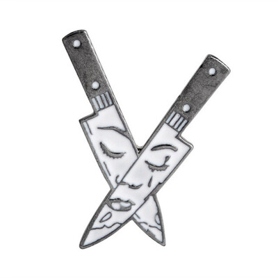 1PC Halloween Collar Badge Cartoon Brooches Alloy Pins Metal Jeans Bags Backpacks Party Costume Decorations Clothes Badge