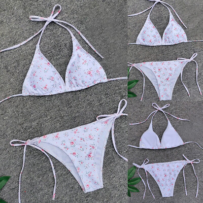 Roseonmyhand Womens Bikini Solid Set Swimsuit Two Piece Filled Bra Swimwear Beachwear
Roseonmyhand Womens Bikini Solid Set Swimsuit Two Piece Filled Bra Swimwear Beachwear