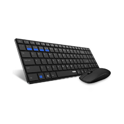 Rapoo 9300M Silent Multi-Mode Wireless Keyboard Mouse Set Bluetooth 304024G for Windows Laptop PC Desktop Computer White
Rapoo 9300M Silent Multi-Mode Wireless Keyboard Mouse Set Bluetooth 304024G for Windows Laptop PC Desktop Computer White
