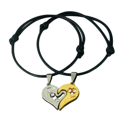 I Love You Weaving Pair Double Heart Leather Rope Bracelet Hand Circle Unisex Pair Bracelet Jewellery Hot Gift
I Love You Weaving Pair Double Heart Leather Rope Bracelet Hand Circle Unisex Pair Bracelet Jewellery Hot Gift