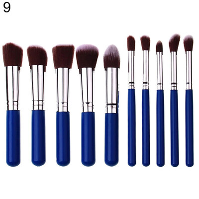 10Pcs Professional Beauty Cosmetic Tools Eyebrow Eyelash Lip Make Up Brushes