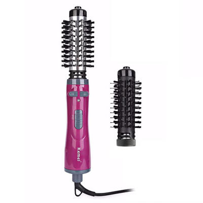 KEMEI Electric Hair Curler Automatic Curling Iron Brush Hair Dryer Comb