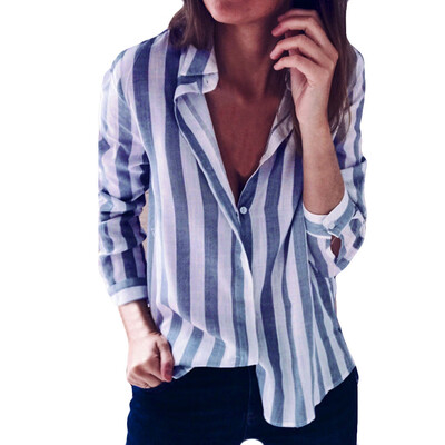 Starmoon Women Striped Casual Top T Shirt Ladies Loose Long Sleeve Top Fashion Blouse
Starmoon Women Striped Casual Top T Shirt Ladies Loose Long Sleeve Top Fashion Blouse