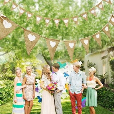 Jute Rope Flax Triangular Birthday Party Linen Love Heart Flags Pennant Flag Banner Wedding Home Decor Event Supplies Burlap
Jute Rope Flax Triangular Birthday Party Linen Love Heart Flags Pennant Flag Banner Wedding Home Decor Event Supplies Burlap