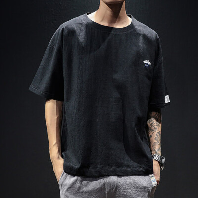 Toponeto Mens Summer Casual Embroidery Cotton Linen O-neck Short Sleeve T-Shirts Tops
Toponeto Mens Summer Casual Embroidery Cotton Linen O-neck Short Sleeve T-Shirts Tops