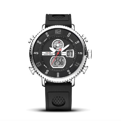 WEIDE WH6106 Dual Display Quartz Digital Men Watch Sports 3ATM Waterproof Big Dial Large Face Stopwatch Timer Week Alarm Tachymete
WEIDE WH6106 Dual Display Quartz Digital Men Watch Sports 3ATM Waterproof Big Dial Large Face Stopwatch Timer Week Alarm Tachymete