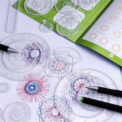 27Pcs Plastic DIY Original Spirograph Ruler Design Drawing Ruler Art Craft Create Set
27Pcs Plastic DIY Original Spirograph Ruler Design Drawing Ruler Art Craft Create Set