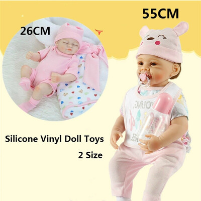 26CM55CM Reborn Baby Dolls Cute Realistic Soft Silicone Vinyl Dolls Newborn Baby Dolls with Clothes
26CM55CM Reborn Baby Dolls Cute Realistic Soft Silicone Vinyl Dolls Newborn Baby Dolls with Clothes