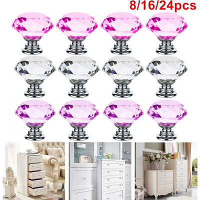 81624pcs 30mm Crystal Glass Diamond Shape Cupboard Drawer Pull Handle for Cabinet Drawer Chest
81624pcs 30mm Crystal Glass Diamond Shape Cupboard Drawer Pull Handle for Cabinet Drawer Chest