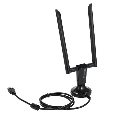 1200Mbps USB30 Wifi Adapter USB Wireless Adapter Daul Band 24G300M5G867M 80211ac Dual 5dBi Antennas for Desktop PC for Win
1200Mbps USB30 Wifi Adapter USB Wireless Adapter Daul Band 24G300M5G867M 80211ac Dual 5dBi Antennas for Desktop PC for Win
