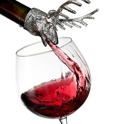 Siaonvr Elk Stainless Steel Liquor Wine Bottle Pour Flow Pourer Spout Stopper Stopper 
Siaonvr Elk Stainless Steel Liquor Wine Bottle Pour Flow Pourer Spout Stopper Stopper