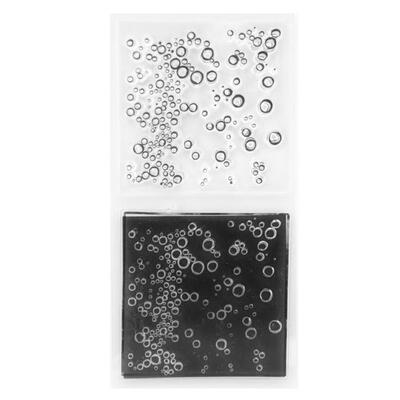 Bubbles Shape DIY Scrapbooking Plastic Embossing Template Folder Stencil