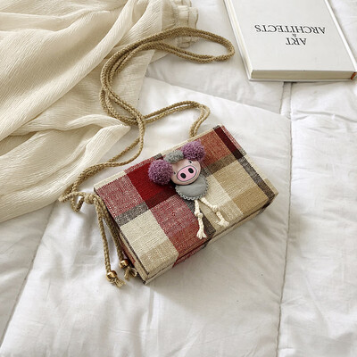 2019 new foreign plaid bag wild ins fairy fairy net red crossbody bag cute pig shoulder bag
2019 new foreign plaid bag wild ins fairy fairy net red crossbody bag cute pig shoulder bag