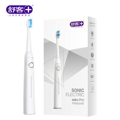 Saky electric toothbrush adult sonic rechargeable vibration toothbrush waterproof G2261 white
Saky electric toothbrush adult sonic rechargeable vibration toothbrush waterproof G2261 white