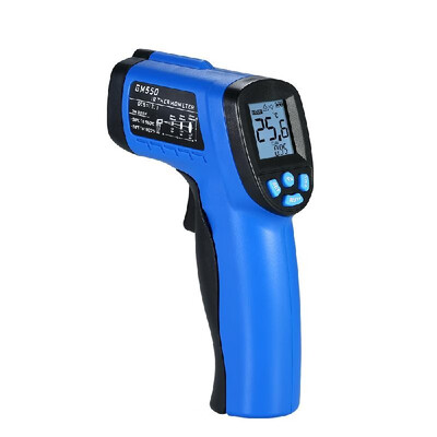 50~550℃-58~1022℉ Handheld Non-contact IR Infrared Thermometer 121 Digital Temperature Tester Pyrometer LCD Display with Backli
50~550℃-58~1022℉ Handheld Non-contact IR Infrared Thermometer 121 Digital Temperature Tester Pyrometer LCD Display with Backli