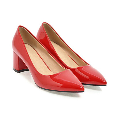 IDIFU Womens Chic Pointed Toe Pump - Burnished Solid Color Low Cut - Slip on Block Heels Work Shoes
IDIFU Womens Chic Pointed Toe Pump - Burnished Solid Color Low Cut - Slip on Block Heels Work Shoes