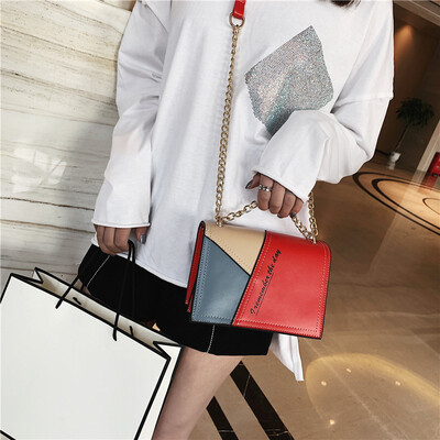 Qiao Bani 2019 new European&American style fashion contrast color chain bag shoulder diagonal tide handbags factory direct sales
Qiao Bani 2019 new European&American style fashion contrast color chain bag shoulder diagonal tide handbags factory direct sales