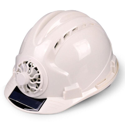 summer ventilation solar fan helmet construction site leadership sun protection sun visor hat construction project