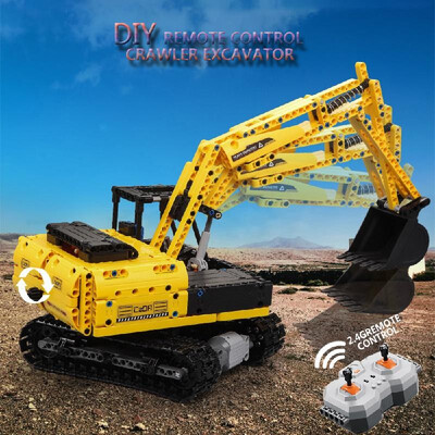 DOUBLE E Cada C51057W 544PCS 24G RC Car Excavator Building Blocks Bricks Technic Children DIY Assemble RC Toy for Kids Gift
DOUBLE E Cada C51057W 544PCS 24G RC Car Excavator Building Blocks Bricks Technic Children DIY Assemble RC Toy for Kids Gift
