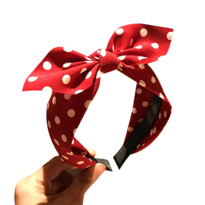 Kawaii Ladies Vintage Wide Hair Hairband Cute Party Headwear Womens Polka Dot Bowtie Headband
Kawaii Ladies Vintage Wide Hair Hairband Cute Party Headwear Womens Polka Dot Bowtie Headband