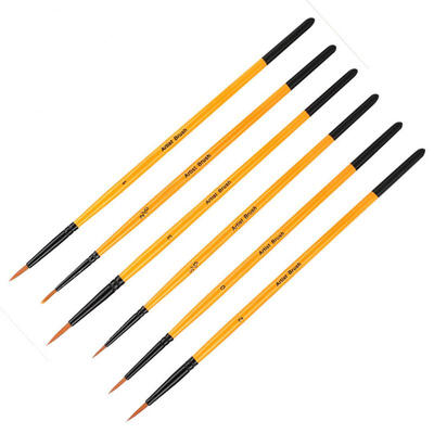 Greensen 6Pcsset Nylon Hair Paint Brush Tool For Art School Watercolor Acrylic Painting Supplies
Greensen 6Pcsset Nylon Hair Paint Brush Tool For Art School Watercolor Acrylic Painting Supplies