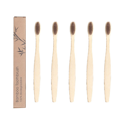 5Pcs Wooden Toothbrush Eco-Friendly Bamboo Soft Fibre Toothbrush Biodegradable Teeth Brush Solid Bamboo Handle Toothbrush
5Pcs Wooden Toothbrush Eco-Friendly Bamboo Soft Fibre Toothbrush Biodegradable Teeth Brush Solid Bamboo Handle Toothbrush