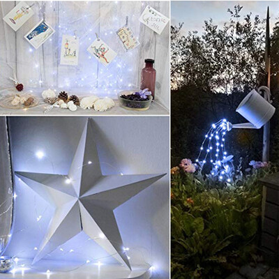 Siaonvr 2M 20LED Solar Cork Wine Bottle Stopper Copper Wire String Lights Fairy Lamps