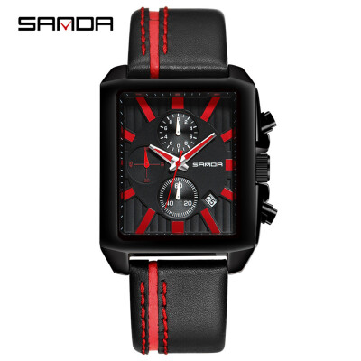 Gobestart SANDA Sports Mens Watch Chronograph Leather Strap Quartz Military Table Male
Gobestart SANDA Sports Mens Watch Chronograph Leather Strap Quartz Military Table Male