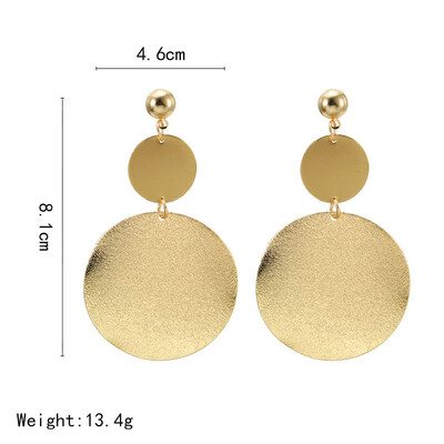European&American style Earrings for Woman 2019 Exaggeration Big Four Layers Ring Earrings Gold color Fashion Jewellery Gift
European&American style Earrings for Woman 2019 Exaggeration Big Four Layers Ring Earrings Gold color Fashion Jewellery Gift