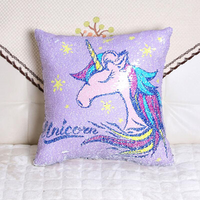 Double Colors Reversible Sequin Pillowslip Cartoon Unicorn Printed Sofa Car Bed Chair Pillow Cover Shining Pillowcase
Double Colors Reversible Sequin Pillowslip Cartoon Unicorn Printed Sofa Car Bed Chair Pillow Cover Shining Pillowcase