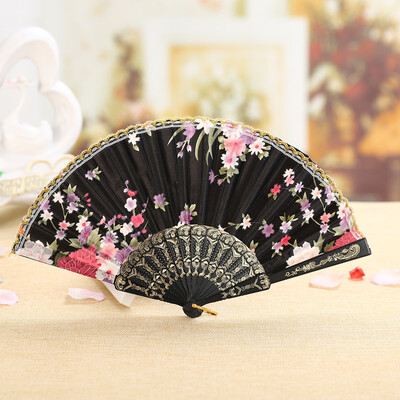 Siaonvr Best Chinese Style Dance Wedding Party Lace Silk Folding Hand Held Flower Fan
Siaonvr Best Chinese Style Dance Wedding Party Lace Silk Folding Hand Held Flower Fan