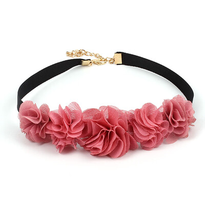 Pink Rose Flower Lace Choker Fashion Party Jewelry Romantic Vintage Necklace Fairy Style Black Velvet Choker Necklace For Women
Pink Rose Flower Lace Choker Fashion Party Jewelry Romantic Vintage Necklace Fairy Style Black Velvet Choker Necklace For Women