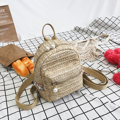 Summer woven bag female 2019 new fresh bag shoulder female small bag Korean version of the wild fashion straw backpack
Summer woven bag female 2019 new fresh bag shoulder female small bag Korean version of the wild fashion straw backpack