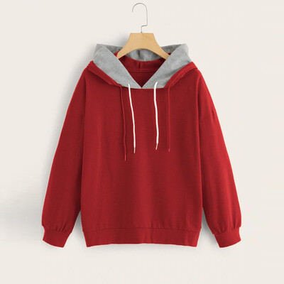 Tailored Fashion Women Loose Long Sleeve Solid Color Splice Drawstring Sweatshirt Tops
Tailored Fashion Women Loose Long Sleeve Solid Color Splice Drawstring Sweatshirt Tops