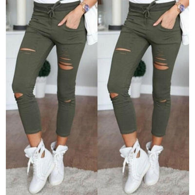 2016 Sexy Womens High Waisted Denim Stretch Jeans Destroy Skinny Ripped Distressed Pants Trousers S M L XL WhiteBlackArmy g
2016 Sexy Womens High Waisted Denim Stretch Jeans Destroy Skinny Ripped Distressed Pants Trousers S M L XL WhiteBlackArmy g