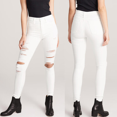 〖Follure〗Fashion Womens Pocket Zipper Hole Jeans Denim Female Mid Waist Slim Sexy Pants
〖Follure〗Fashion Womens Pocket Zipper Hole Jeans Denim Female Mid Waist Slim Sexy Pants