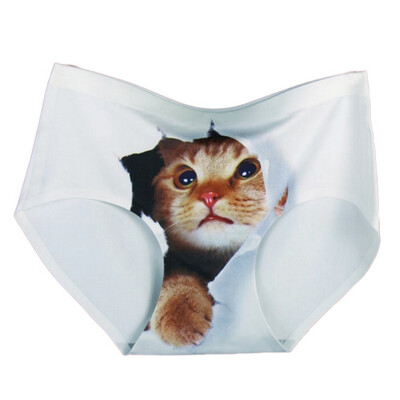 Hot Selling Cartoon Panties Womens Underwear Briefs 3D Printing Panty Cat Panties Sexy Girls Lingerie Intimates Women Panties
Hot Selling Cartoon Panties Womens Underwear Briefs 3D Printing Panty Cat Panties Sexy Girls Lingerie Intimates Women Panties