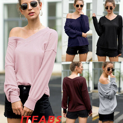 Women Casual Summer Solid Lantern Long Sleeves V-Neck Tops T-Shirt Blouse -2XL
Women Casual Summer Solid Lantern Long Sleeves V-Neck Tops T-Shirt Blouse -2XL