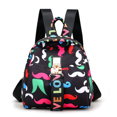Chileopard shoulder bag Korean version of women with fashionable Oxford cloth personalized printed canvas Mini-Bag Backpack
Chileopard shoulder bag Korean version of women with fashionable Oxford cloth personalized printed canvas Mini-Bag Backpack