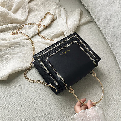2019 new simple fashion sewing thread chain shoulder Messenger bag female casual temperament wild portable small square bag
2019 new simple fashion sewing thread chain shoulder Messenger bag female casual temperament wild portable small square bag