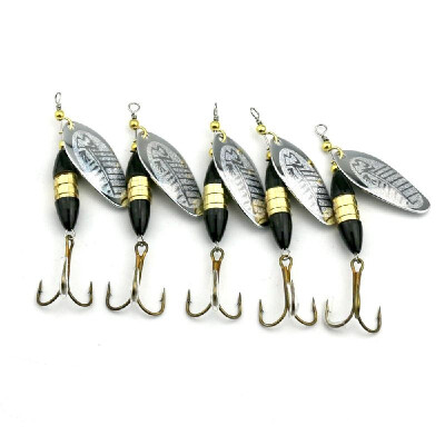 HENG JIA 5pcs Paillette Style of Rotary Bullet Fishing Lure Metal Bait Hard Fish Hook Tools of Fishing
HENG JIA 5pcs Paillette Style of Rotary Bullet Fishing Lure Metal Bait Hard Fish Hook Tools of Fishing