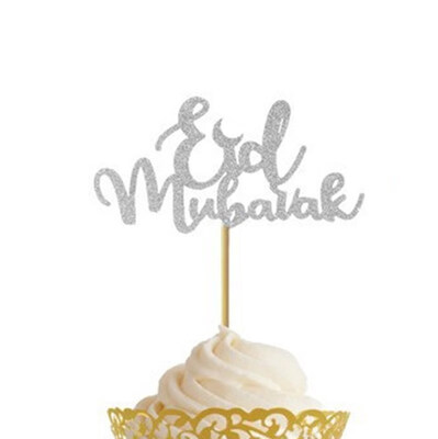 FUNNYBUNNY Happy Eid Mubarak Glitter Baking Cupcake Piece Insert Baking Decoration Flag Cupcake Toppers Wrapper
FUNNYBUNNY Happy Eid Mubarak Glitter Baking Cupcake Piece Insert Baking Decoration Flag Cupcake Toppers Wrapper